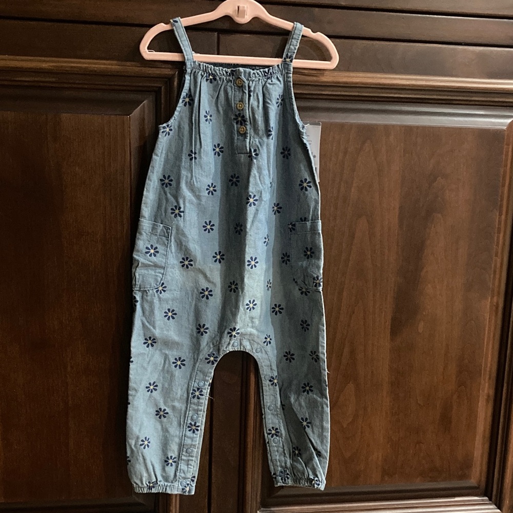 Carter's Blue Floral One Piece - 18 Months